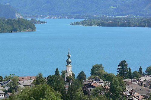 Wolfgangsee im Salzkammergut Österreich